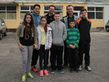 Spolon foto s Tiborom
                      (trner dievat), Majom (vedci vpravy) a Robom
                      (trner chlapcov)